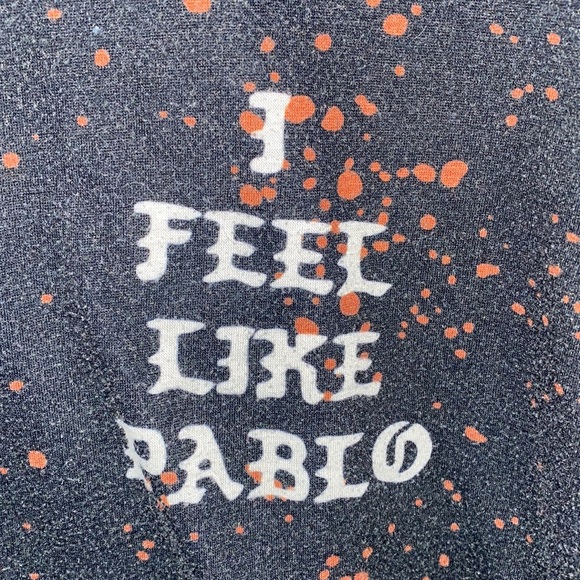 “I feel like Pablo” Acid Washed T-shirt - Picture 2 of 5